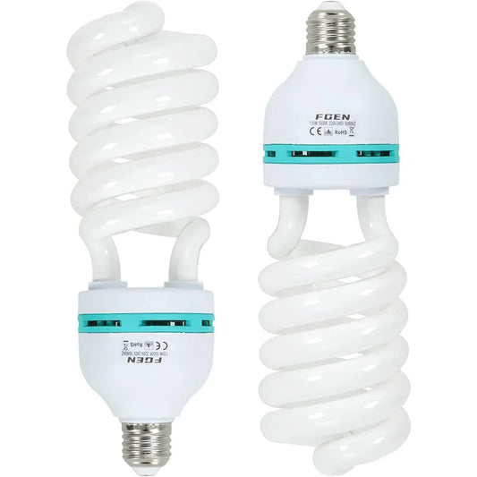 FGen 2x135W CFL Photo Lamp 5500K Studio Lighting - Gomix Brands Outlet