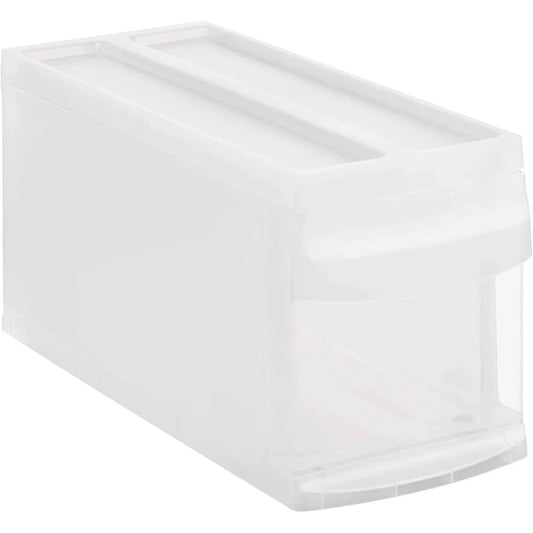 Rotho Systemix Transparent Drawer Box Small – Stackable Plastic Organizer - Gomix Brands Outlet