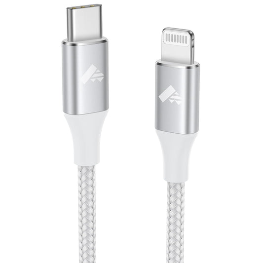 Aioneus USB-C to Lightning Cable 2M MFi Certified Nylon Braided iPhone Fast Charger Cord Compatible with iPhone 14 13 12 11 8 7 Pro Max Mini X XR Plus iPad