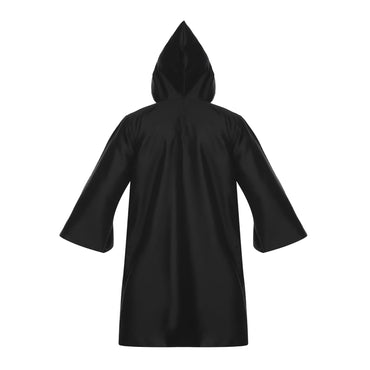 Kids Magician Robe Costume with Badge, Tie & Frame