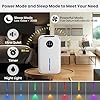 SOYEWV 88oz Portable Quiet Dehumidifier with Drain Hose for Bedroom