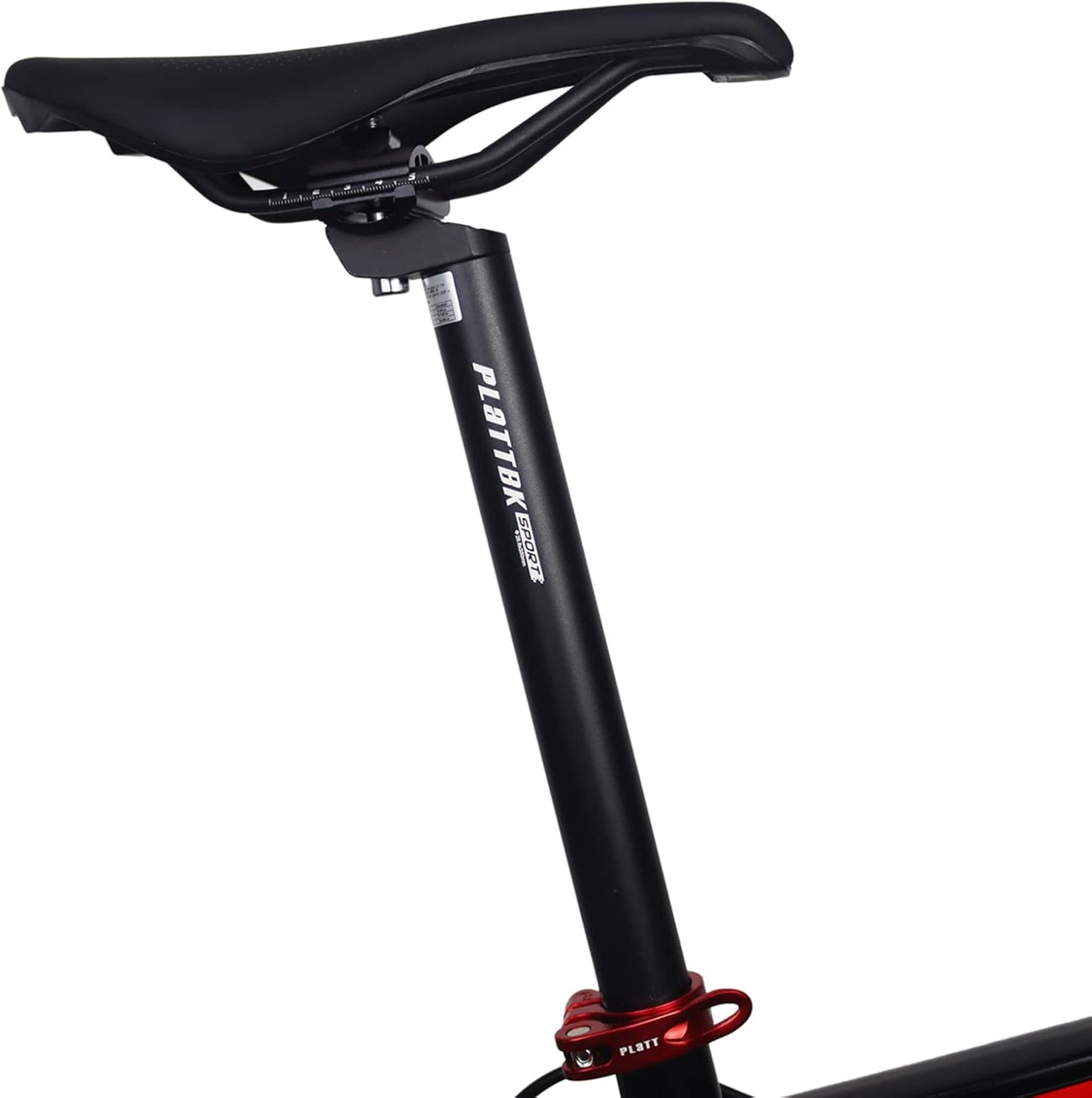 PLATTBK 350mm Aluminum Alloy Bike Seat Post – Multi-Size Black