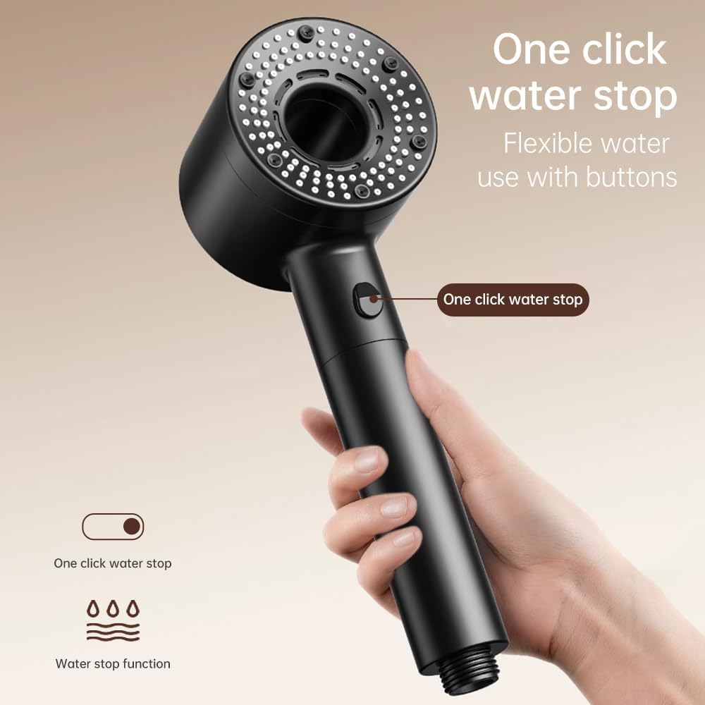 BRIMIX High Pressure Handheld Shower Head with Chlorine Filter