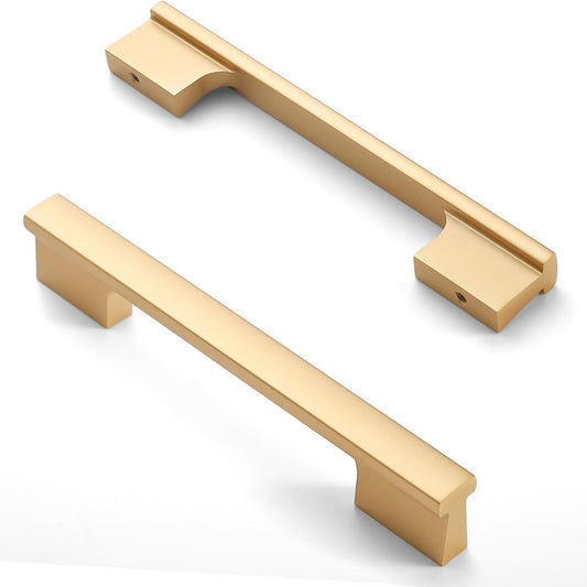 3-Pack 150mm Brushed Satin Nickel Kitchen Cabinet Pull Handles