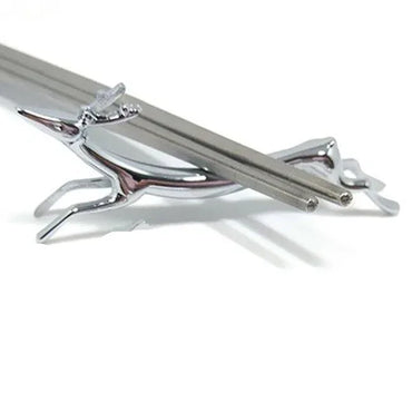 Elegant Metal Alloy Chopstick and Utensil Holder with Decorative Design - Gomix Brands Outlet