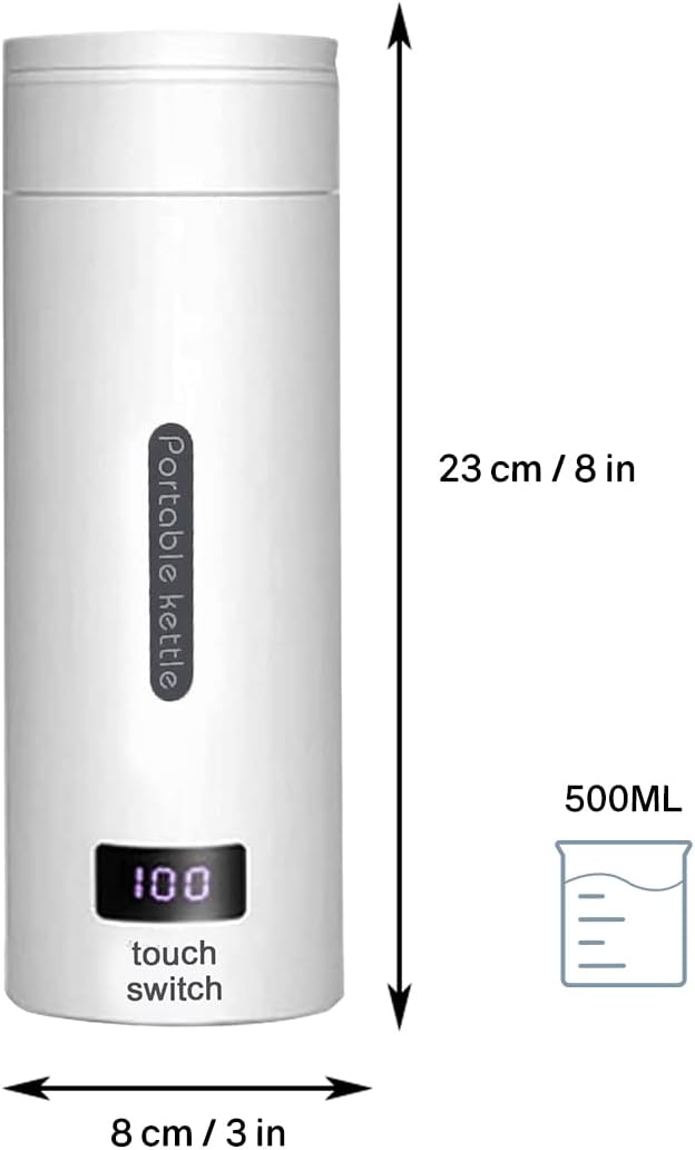 FUOBECIE Travel Electric Kettle 4-Temperature