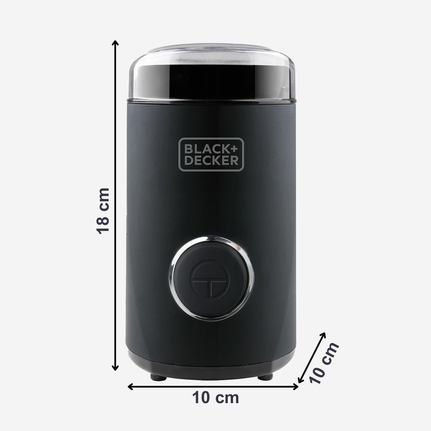 Black+Decker BXCG150E 150W Electric Coffee Grinder with Stainless Steel Blades