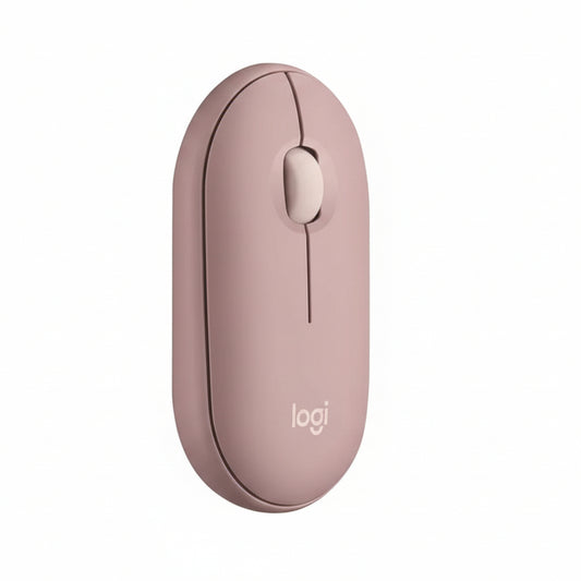 Logitech Pebble Mouse 2 Slim Silent Bluetooth in Tonal Rose - Gomix Brands Outlet
