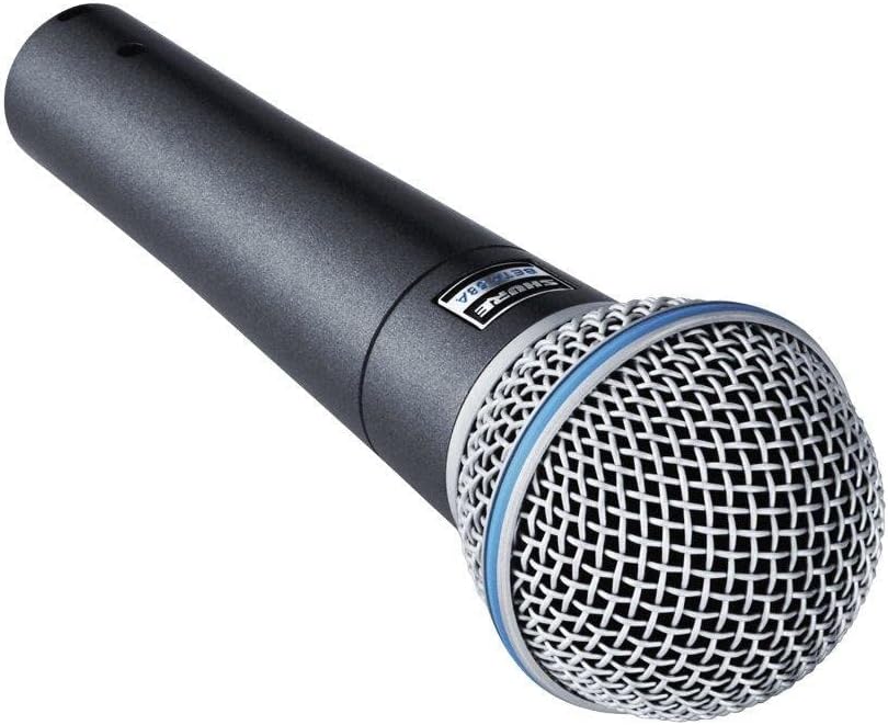 Shure BETA 58A Supercardioid Vocal Microphone – Professional Stage Mic