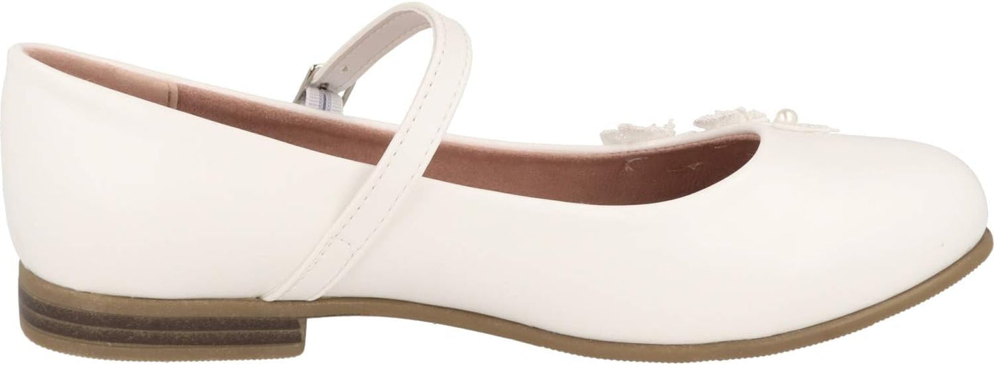 Indigo Girls Shoes Ballerina Confi Christening Wedding White Flower