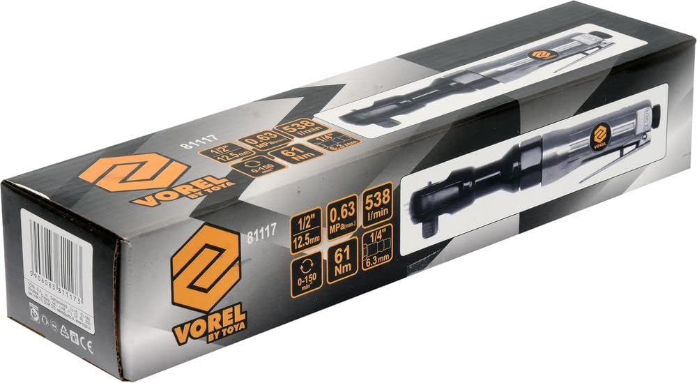 VOREL 1/2 Inch Air Ratchet Wrench - Pneumatic Power Tool