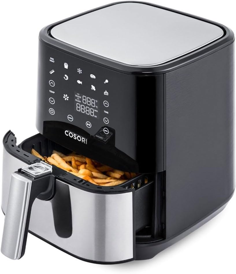 Cosori 5.8 Quart Hot Air Fryer with 11 Presets for Healthy Meals