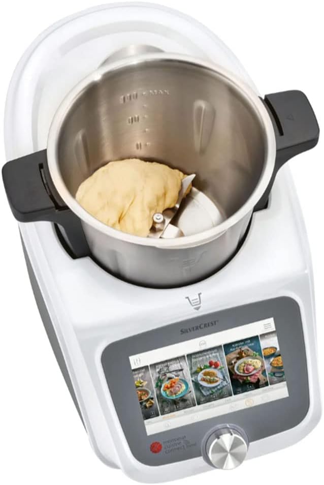 Silvercrest Monsieur Cuisine Connect Trend SKMC 1200 F6 Food Processor with 7-Inch Screen