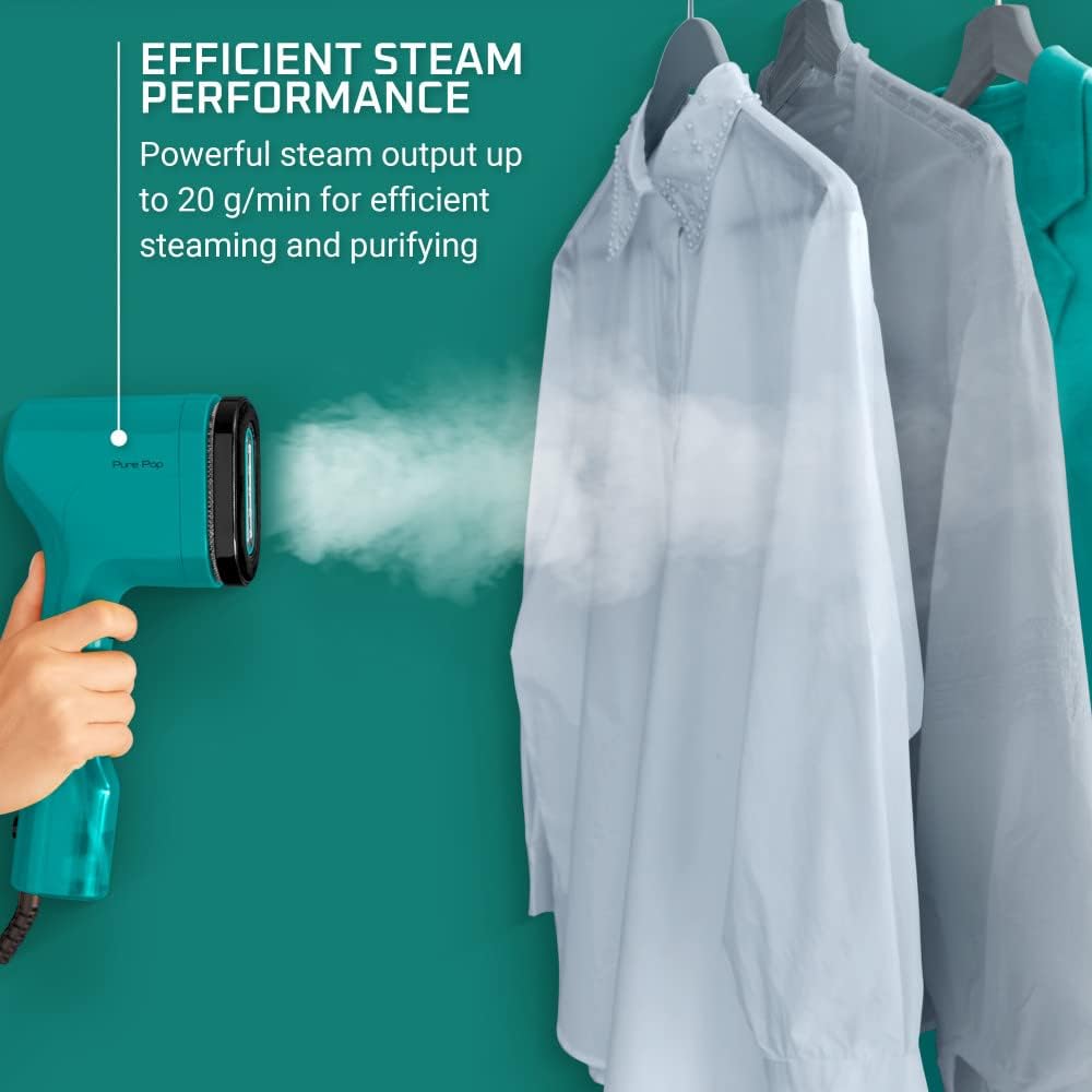 Rowenta PurePop Handheld Garment Steamer 1.5 lb, 15‑Sec Heat‑Up