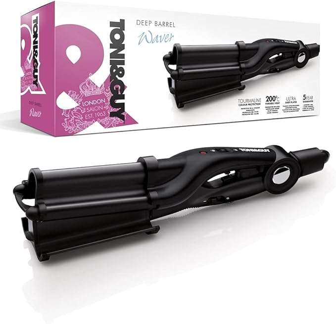 Toni & Guy Professional Deep Barrel 32mm Hair Waver Black