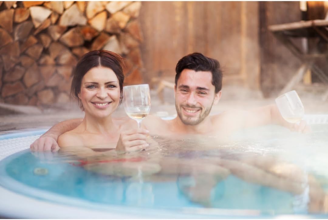 Inflatable 49-Inch 3-Person Hot Tub Spa with Jets and Cover