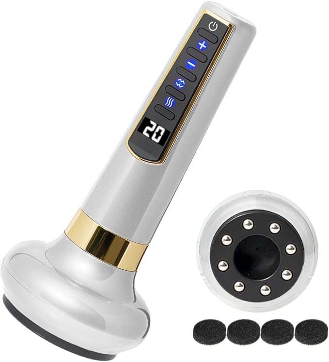 12-Level Intelligent Negative Pressure Cupping Massager – Portable Handheld Fat Reliever