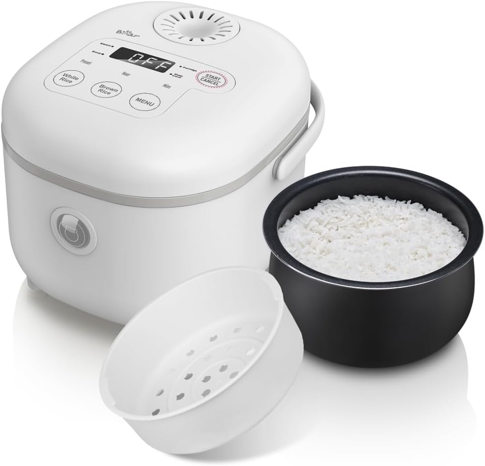 Bear 6-in-1 Compact Multi-Cooker: Perfect Rice, Porridge, Soup, and Steaming