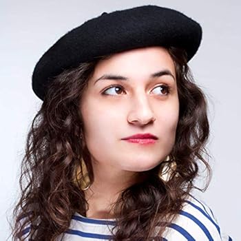 TRIXES Classic French Beret Hat for Women - Fashionable Artist Warm Felt