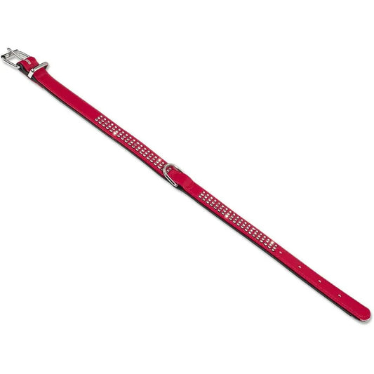 Sparkling Red Dog Collar with crystal Trim - Pet Accessory - Gomix Brands Outlet