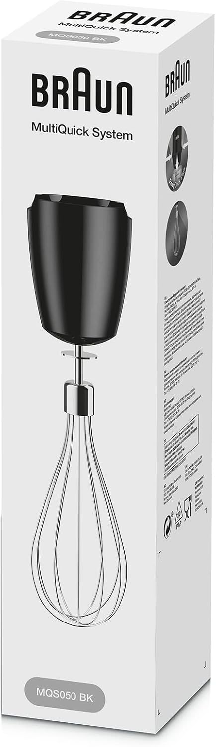 Braun Stainless Steel Whisk Attachment with EasyClick Plus for MultiQuick