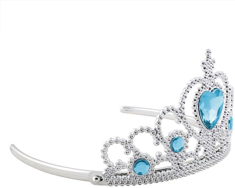 Vicloon Princess Dress-Up Set with Elsa Crown, Wand, Gloves