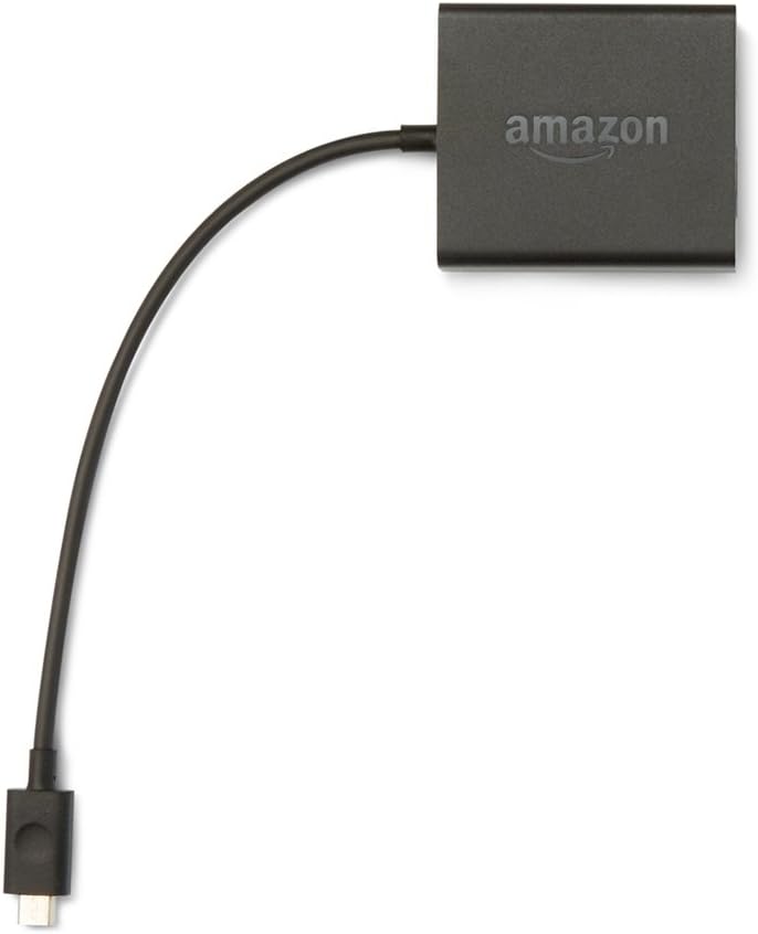 Amazon Ethernet Adapter for Fire TV Stick 4K Max – 10/100 Wired Connection