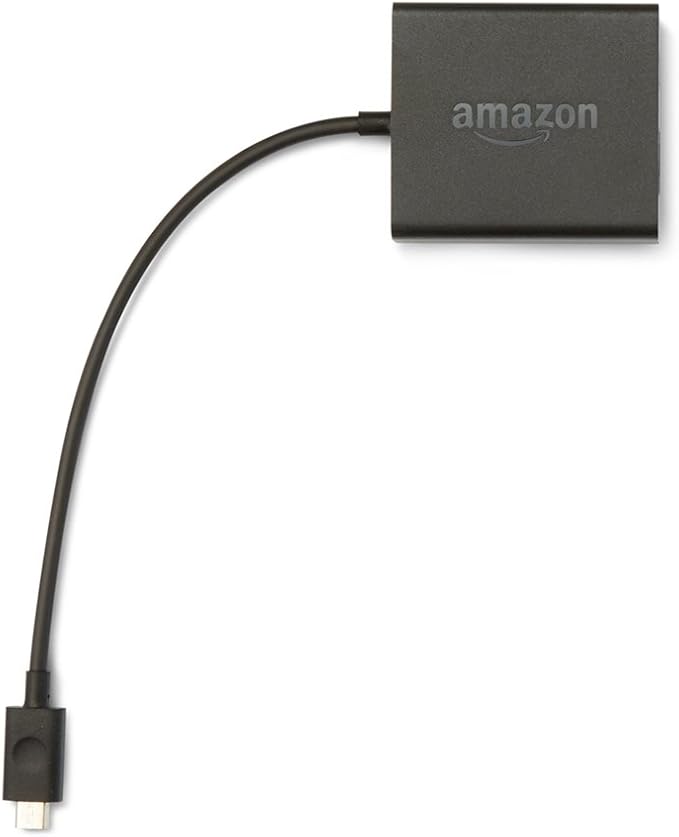 Amazon Ethernet Adapter for Fire TV Stick 4K Max – 10/100 Wired Connection