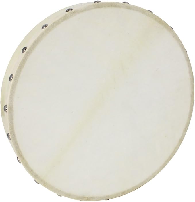 A-Star 10 Inch Handheld Pre-Tuned Hand Drum Natural Skin