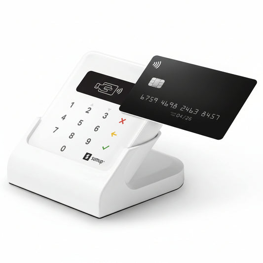 Sumup Air Card Reader with Charging Base – Portable Contactless Payments