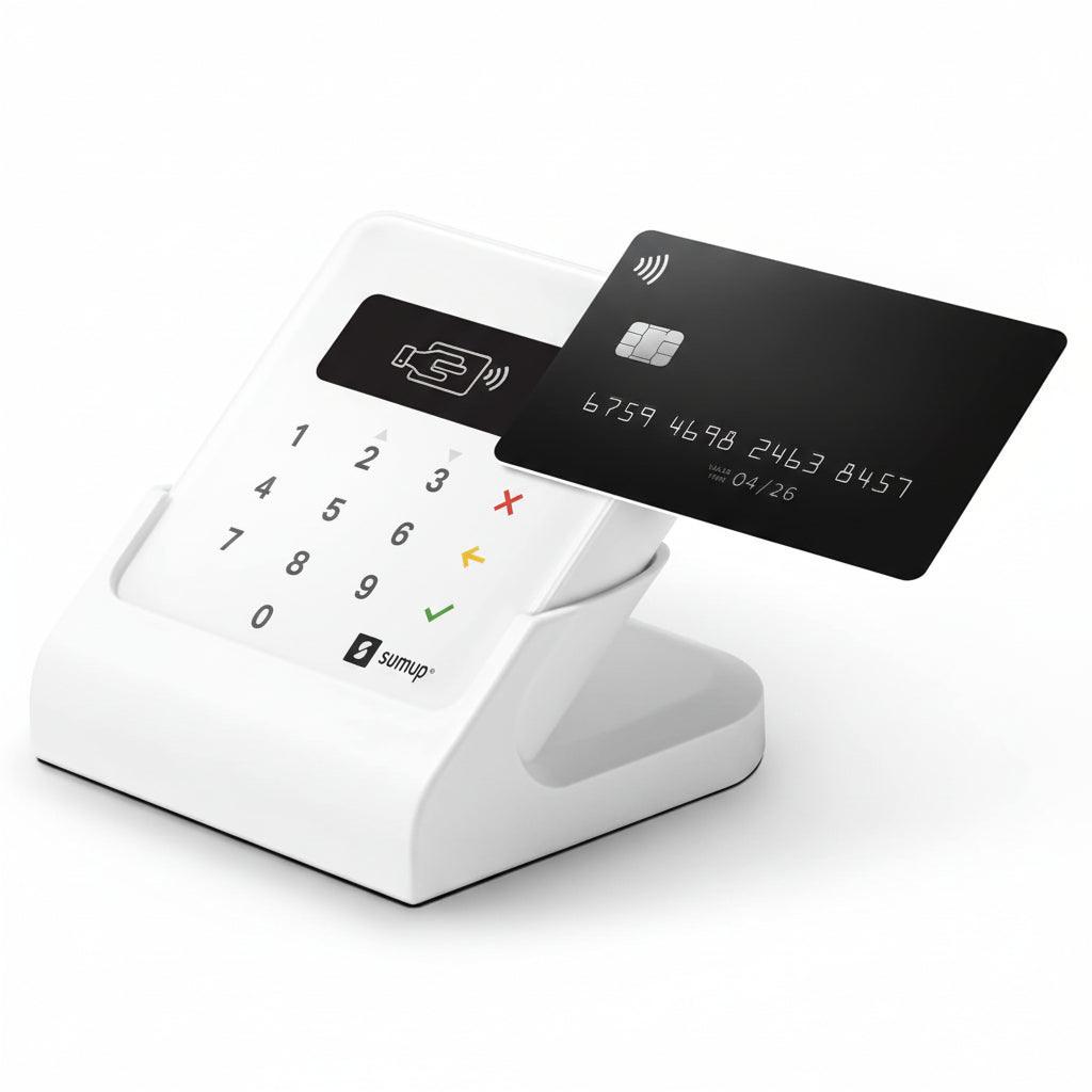 Sumup Air Card Reader with Charging Base – Portable Contactless Payments