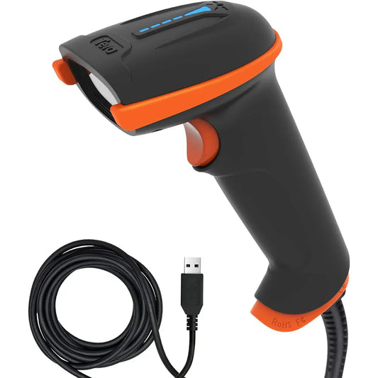 Tera L5100Y 1D Laser Wired Barcode Scanner – Fast Plug & Play USB - Gomix Brands Outlet