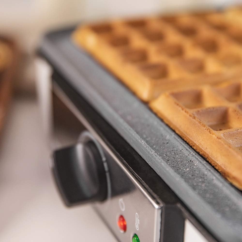 Cecotec Fun Gofrestone 4-Inox Electric Waffle Iron 1200W Stainless Steel