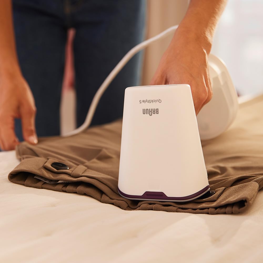 Braun QuickStyle 5 Portable Steam Iron with Dual FreeGlide