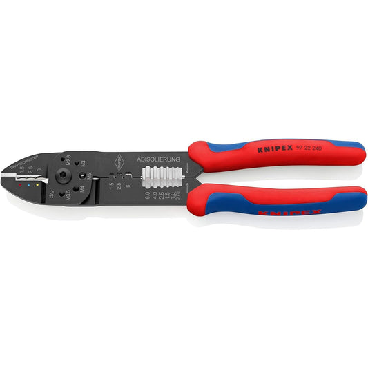 KNIPEX Universal Crimpzange 0.5-6.0 mm² with Cutting & Stripping Function