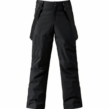 Hotian Black Bib Snow Pants Waterproof