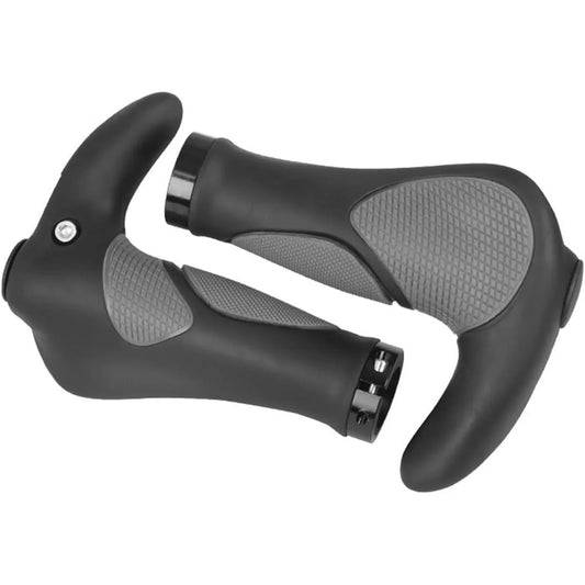 Comfy TPR Rubber Bicycle Grips with Shock‑Absorbing Hand Rest - Gomix Brands Outlet