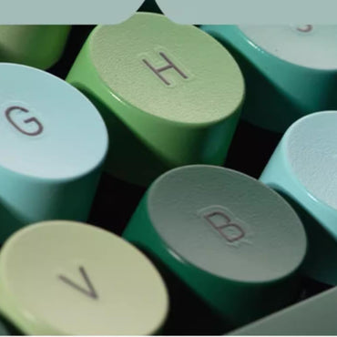 Colorful 2.4G Full-Size Wireless Keyboard & Mouse Combo – Green