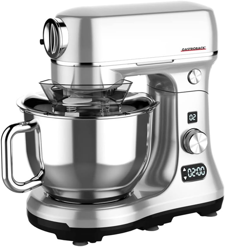 Gastroback Advanced Digital Stand Mixer with Two Bowls and Hooks