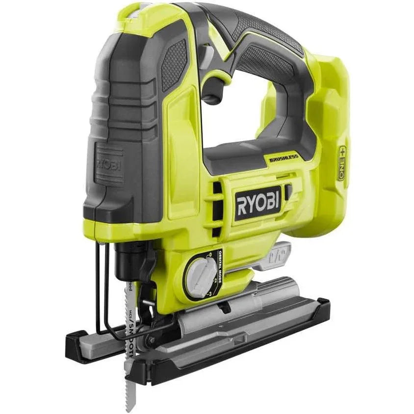 Ryobi 18V ONE+ Brushless Green Jigsaw – battery and battery charger included - Gomix Brands Outlet