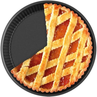 Formegolose 24cm Flan Tin with Double Non-Stick Steel Coating Black - Gomix Brands Outlet