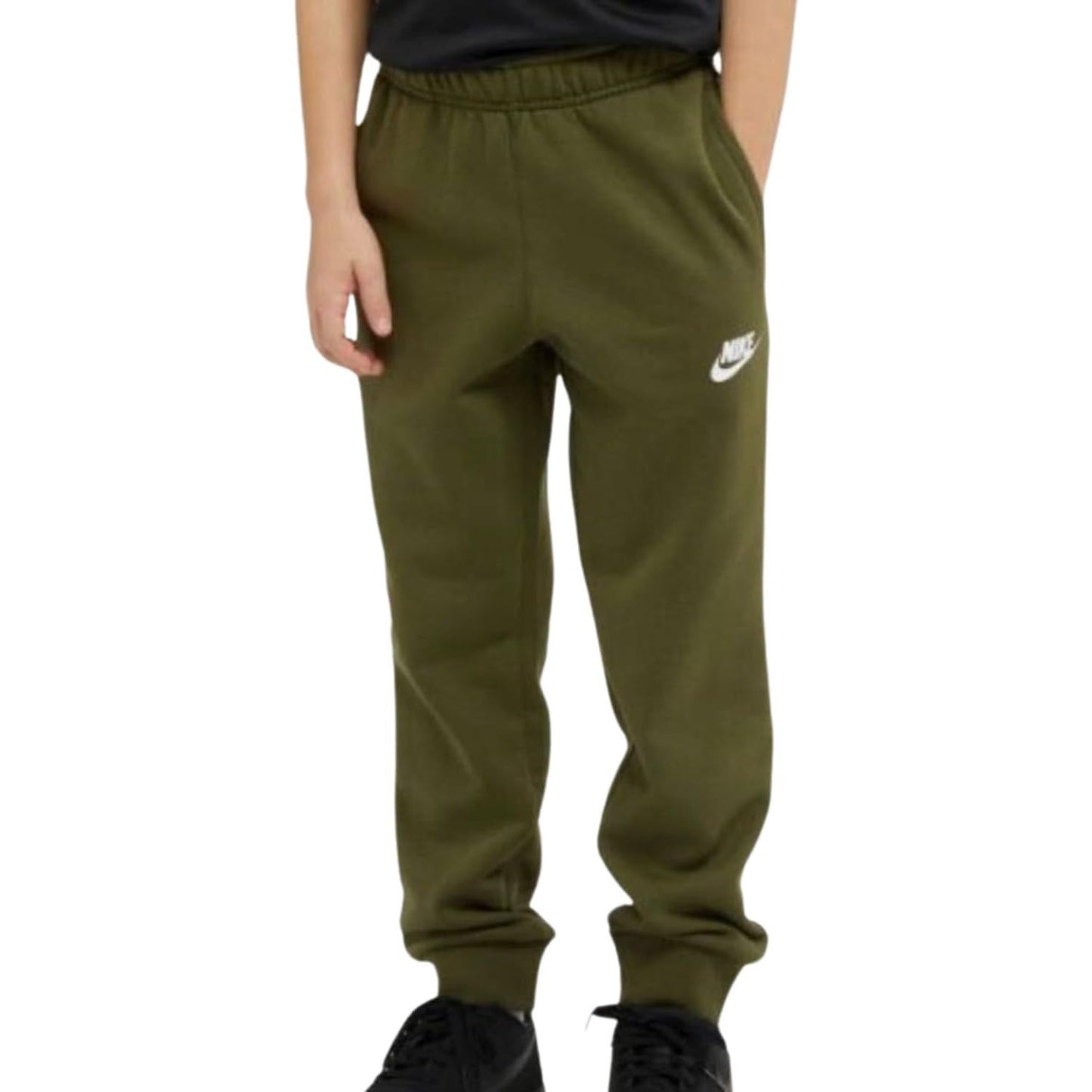 Nike Tech Fleece Big Kids Olive Green Athletic Pants