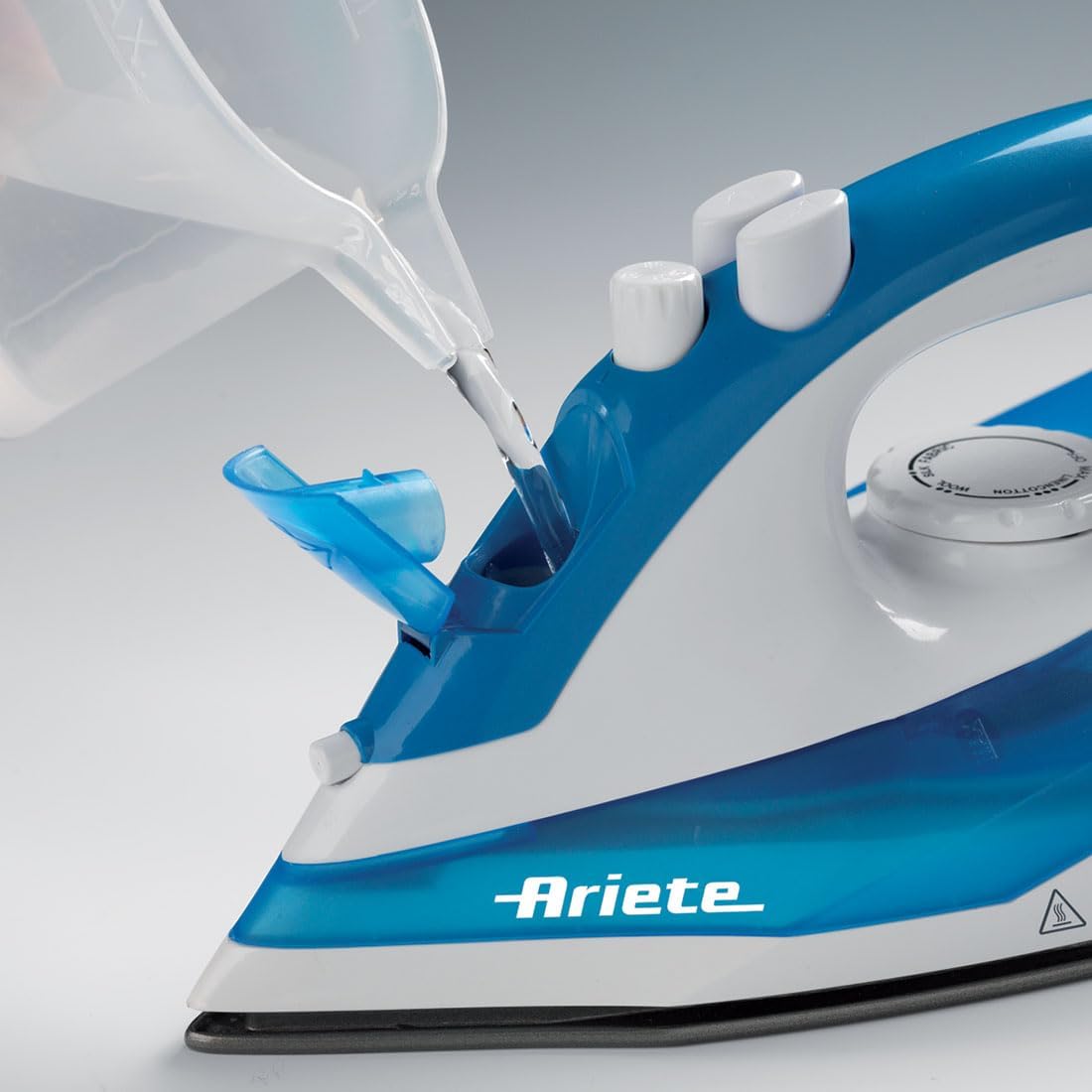 Ariete 2000W Steam Iron with Teflon Soleplate, Light & Powerful