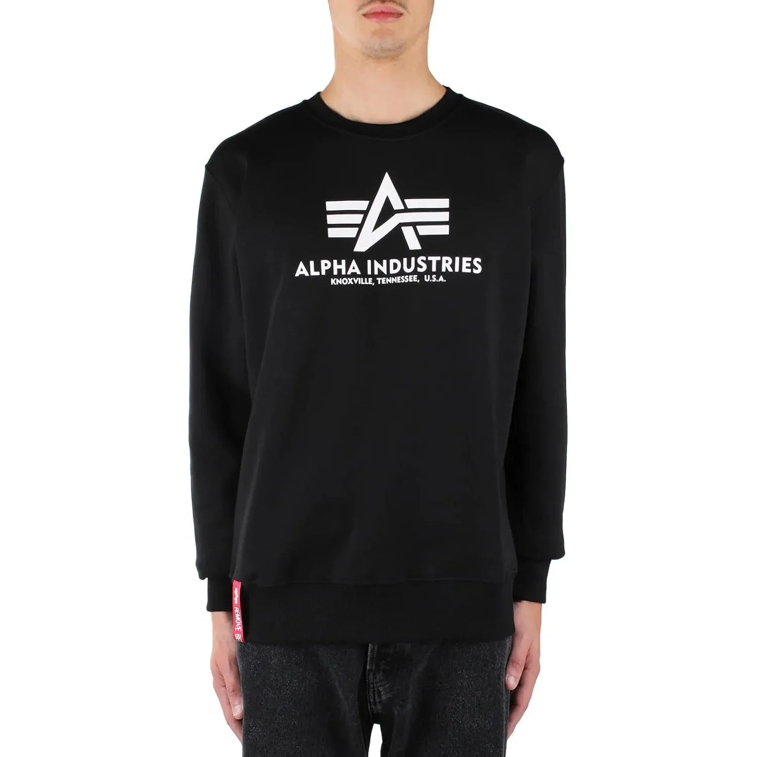 Alpha Industries Men's Brushed Fleece Basic Jumper Pullover - Gomix Brands Outlet