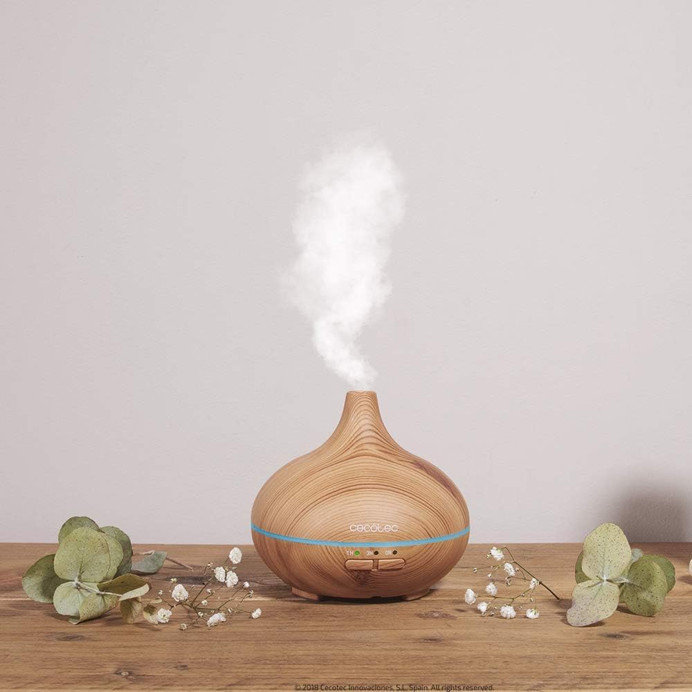 Cecotec Pure Aroma Ultrasonic Humidifier 150ml with 7 LED Colors