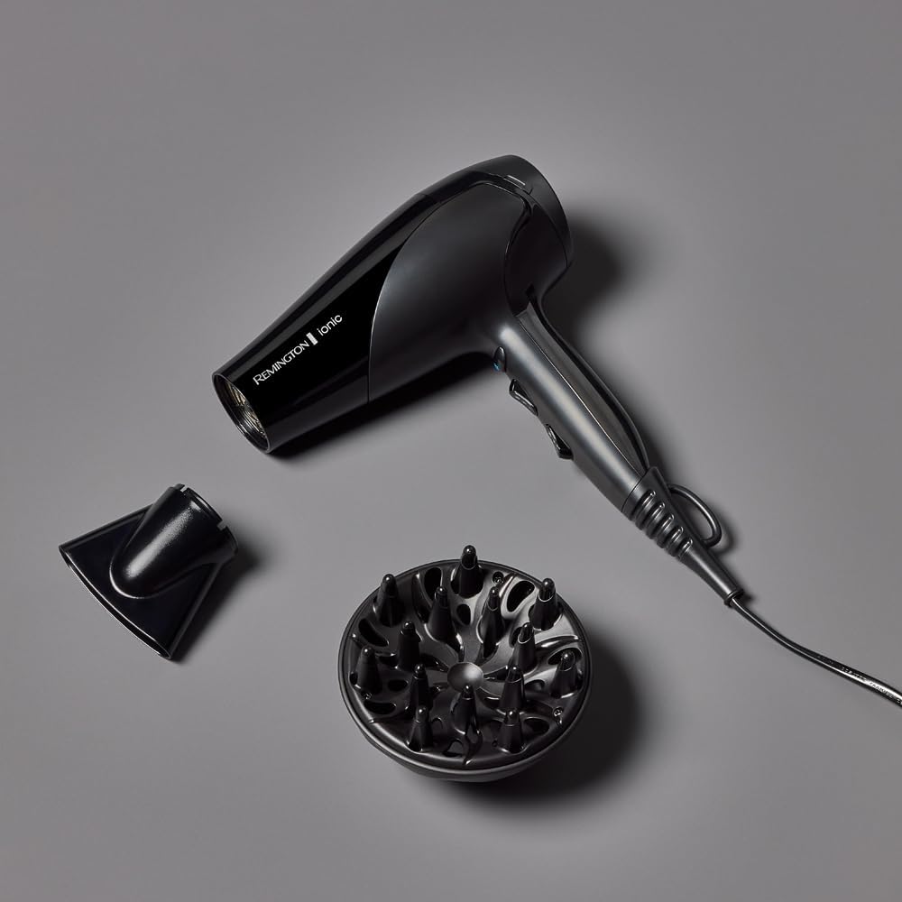 Remington Ionic 2200W Hair Dryer with Diffuser & Concentrator