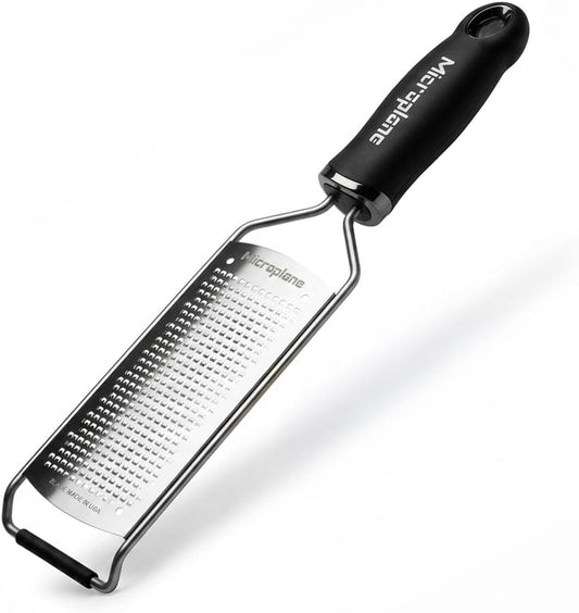 Microplane Gourmet Series Hard Cheese Grater Fine Black