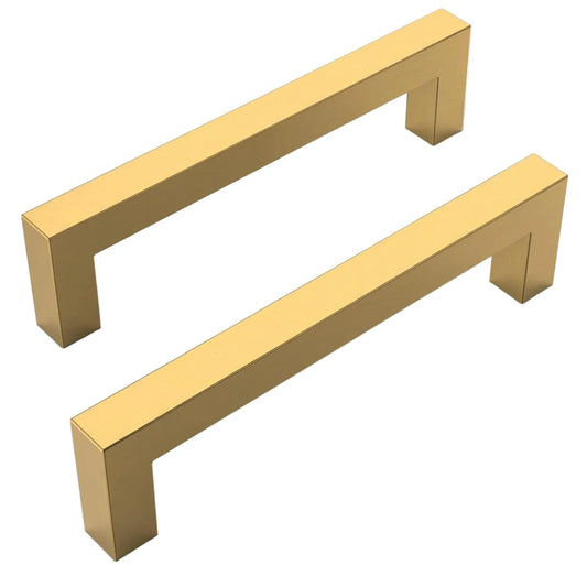 Elegant Gold Stainless Steel Cabinet Handles for Kitchen Drawers and Wardrobes - Gomix Brands Outlet