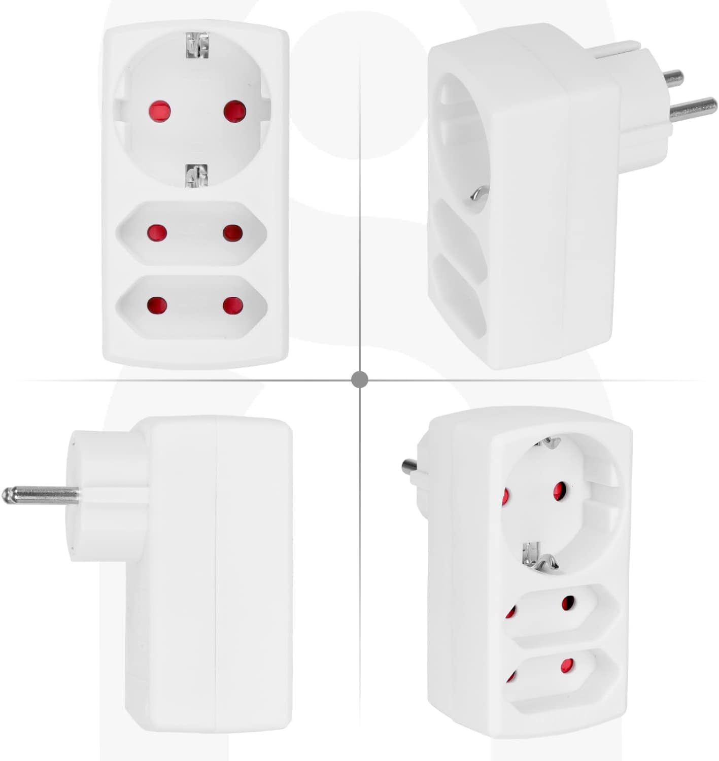 Portable 3 Way Power Socket