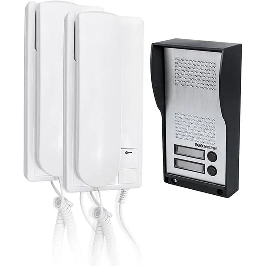 SCS Sentinel AudioKit Duo Wired Door Intercom for Two Apartments - Gomix Brands Outlet